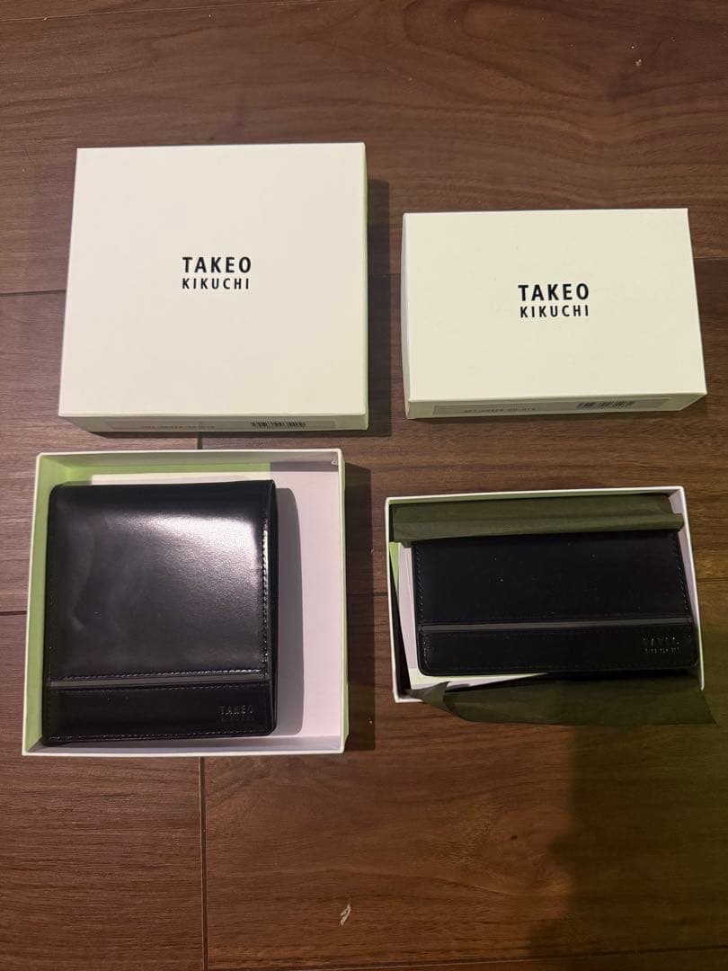 TAKEO KIKUCHI 財布　名刺入れセット　新品