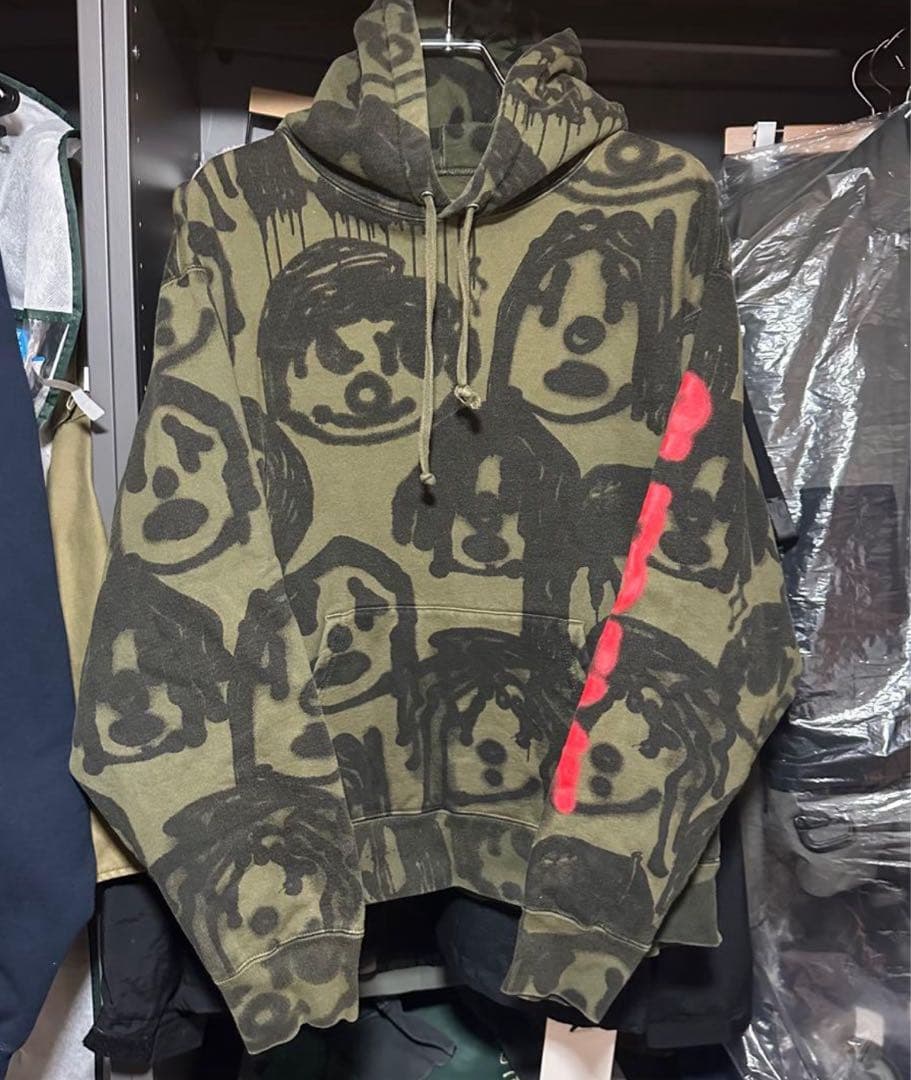 supreme YojiYamamoto フーディ Mサイズ オリーブ