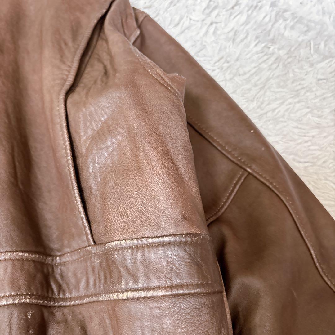 vintaga A-2 フライトジャケット レザージャケット　羊革　短丈　M