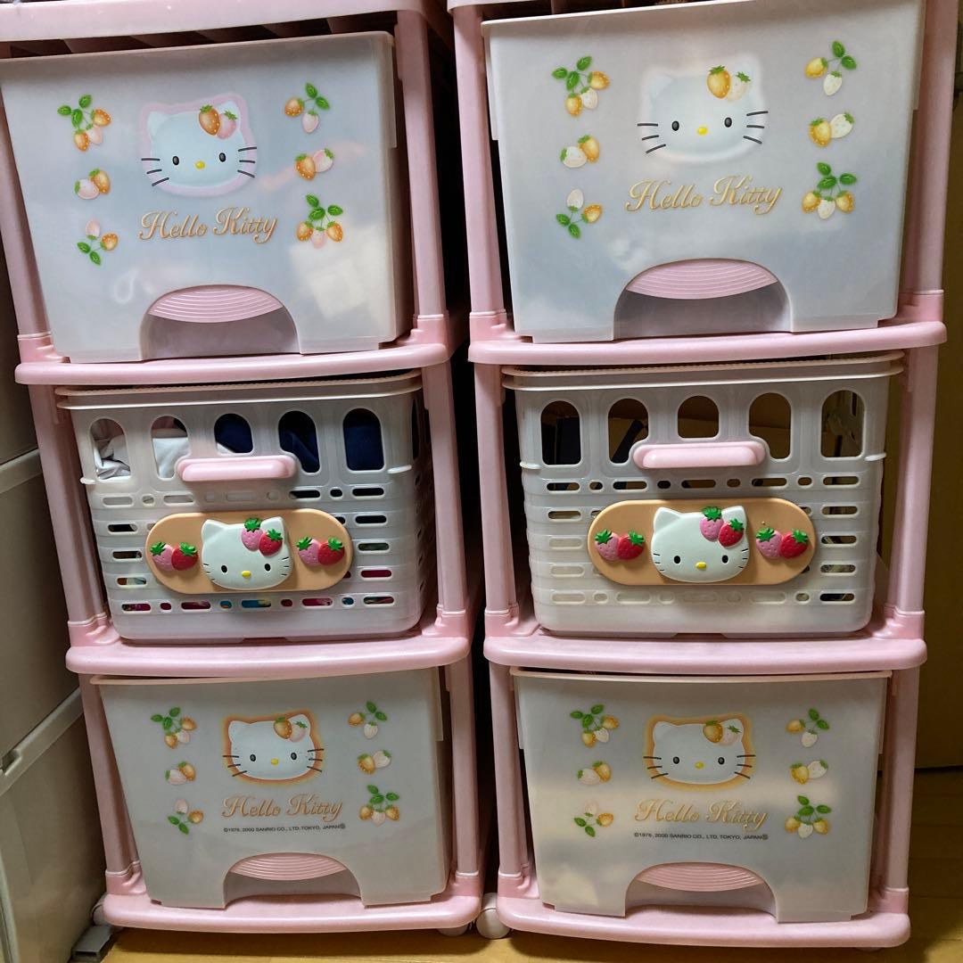 ハローキティ3段収納