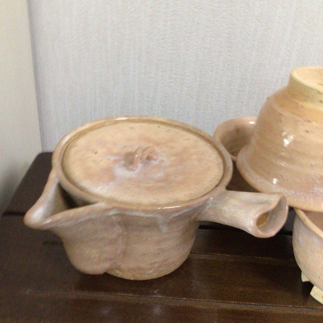 萩焼　番茶器　十二世　坂高麗左衛門　作