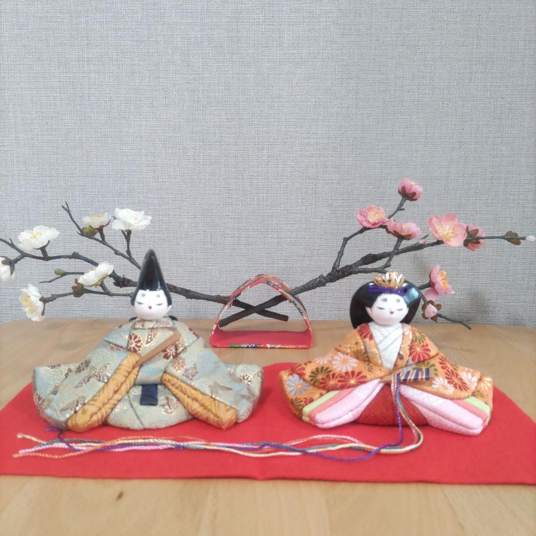 木目込人形❀ひな祭り❀小さい 雛人形