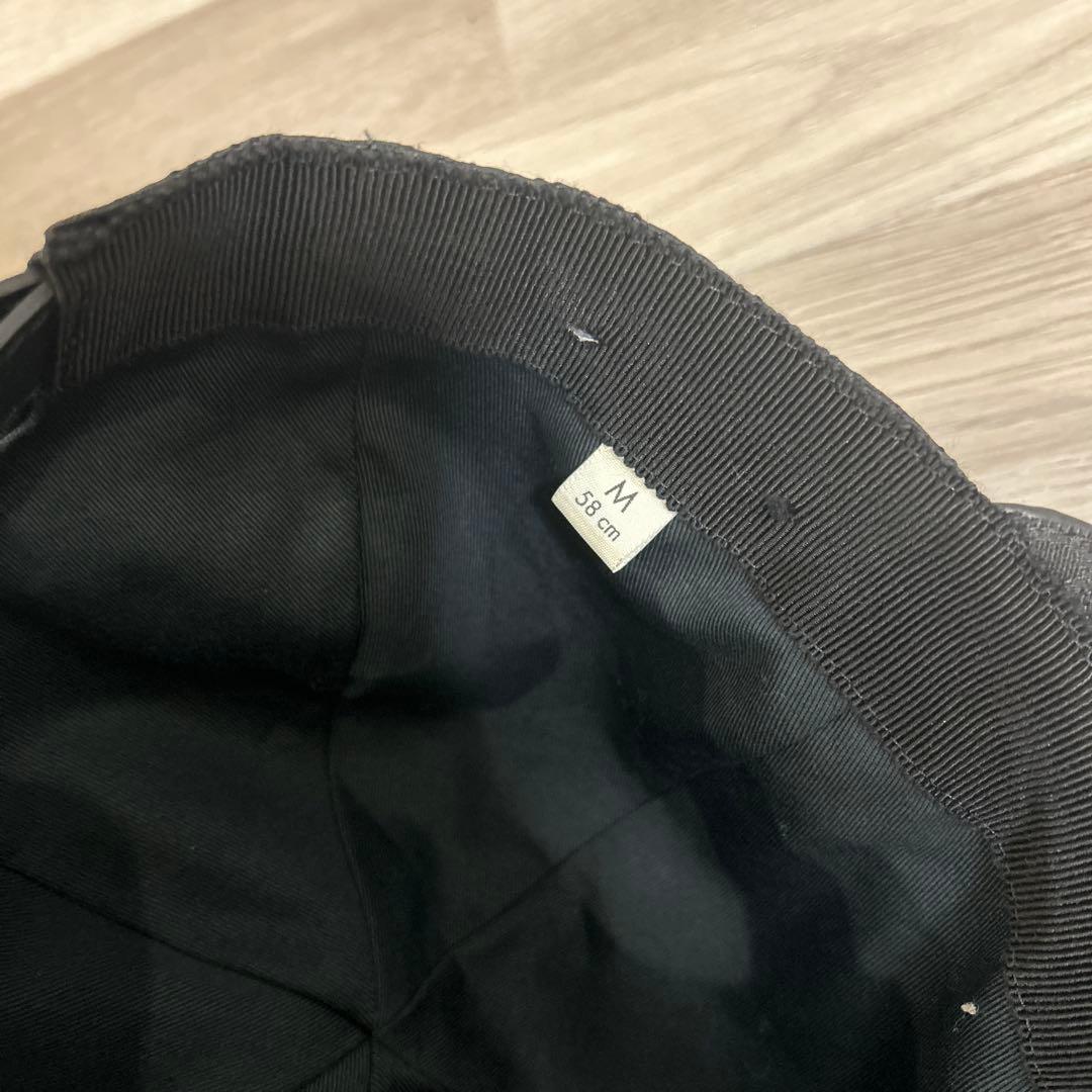 GUCCI GGキャンバス 帽子 キャップ 黒 M 58センチ 【最終値下げ】