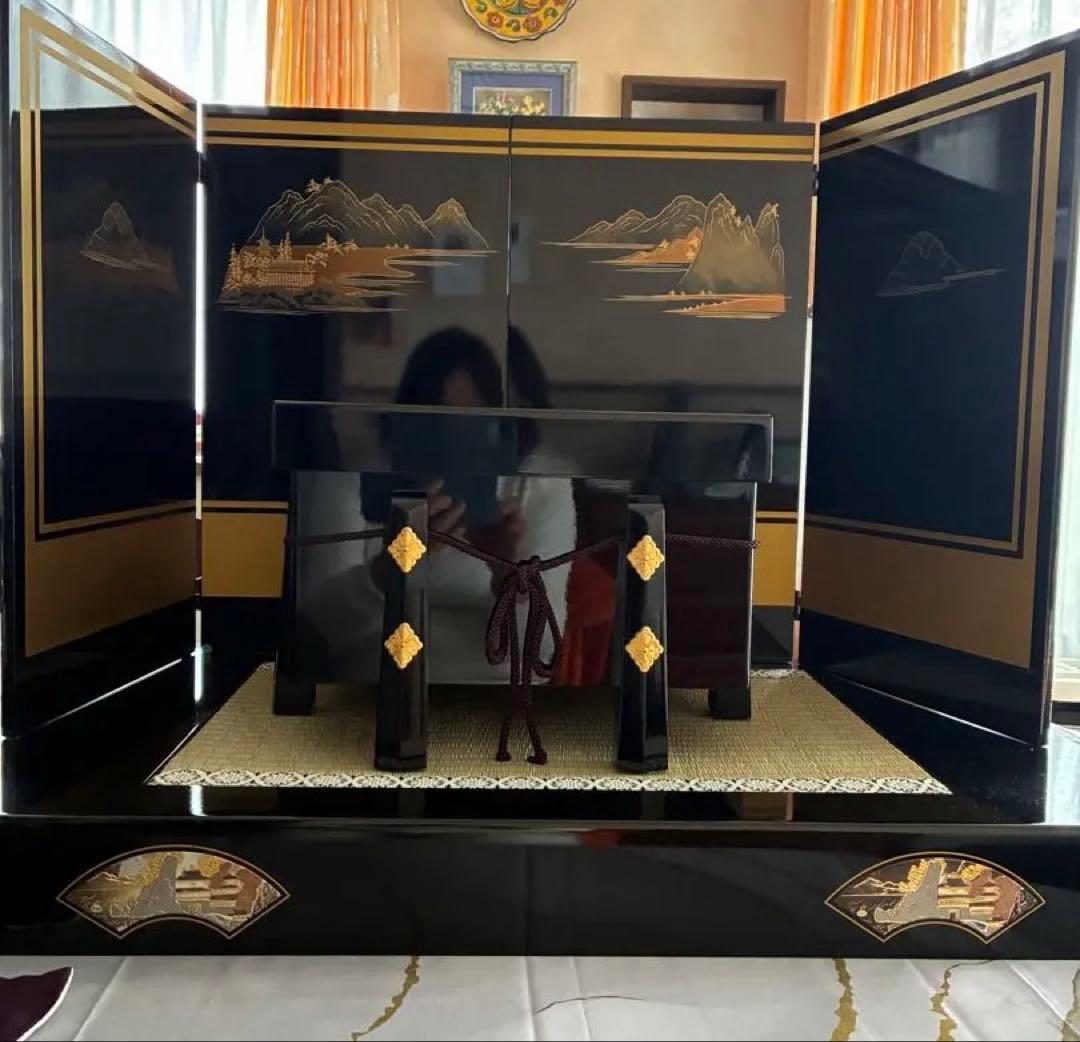 秀月　兜飾り一式　五月人形　端午の節句　子供の日