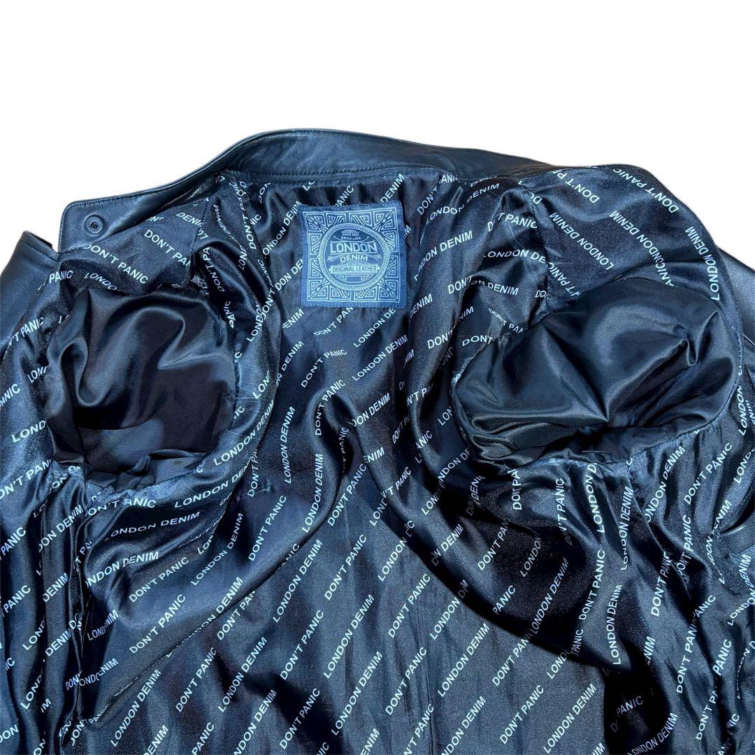 LondonDenim ロンドンデニム ダブルライダース ブラック 羊革 M