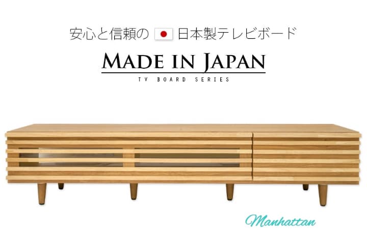 テレビボード【国産】【完成品】 収納付き ロータイプ モダン ローボード