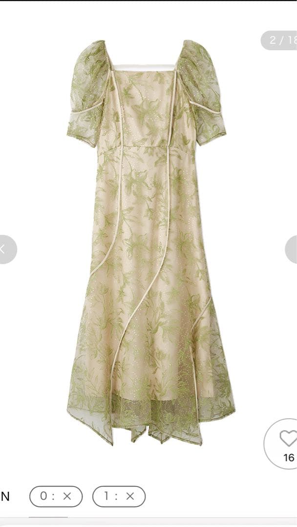 ★限定値下★【新品タグ付】【完売品】FRAY I.D エンブロイダリードレス