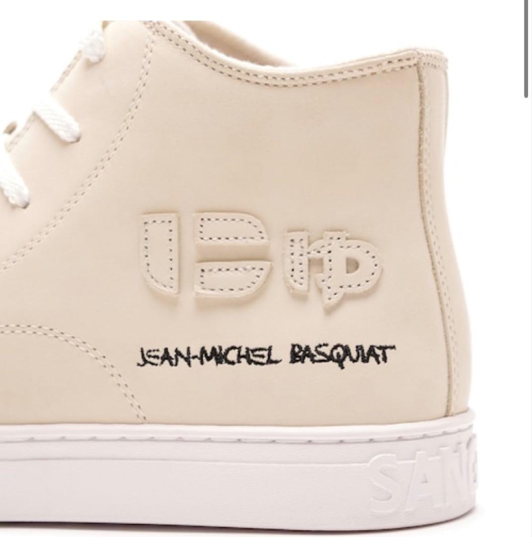 にゅ× BASQUIAT コラボ ハイカットスニーカー