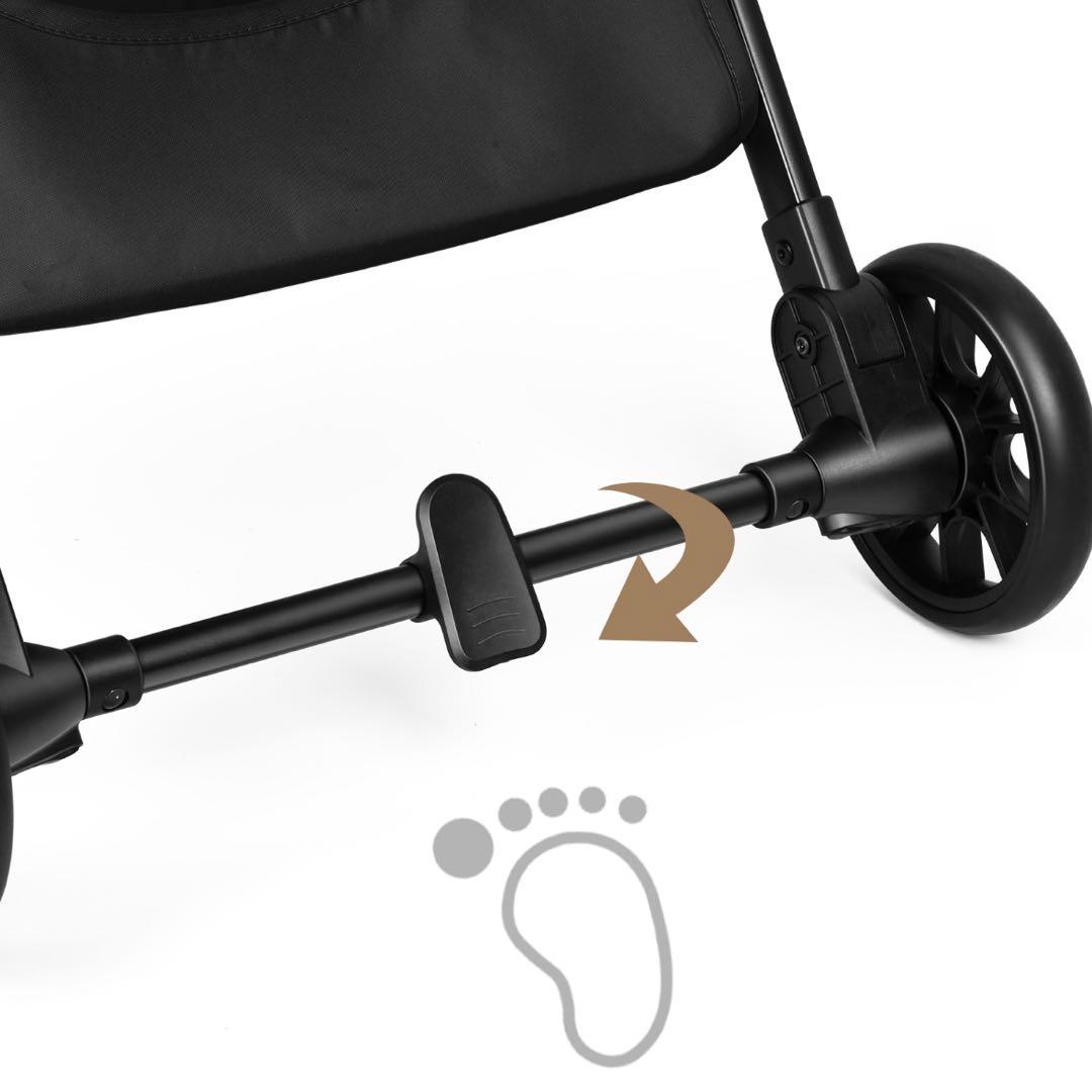 【美品】b型ベビーカー　コンパクト　besrey ワンタッチ　軽量