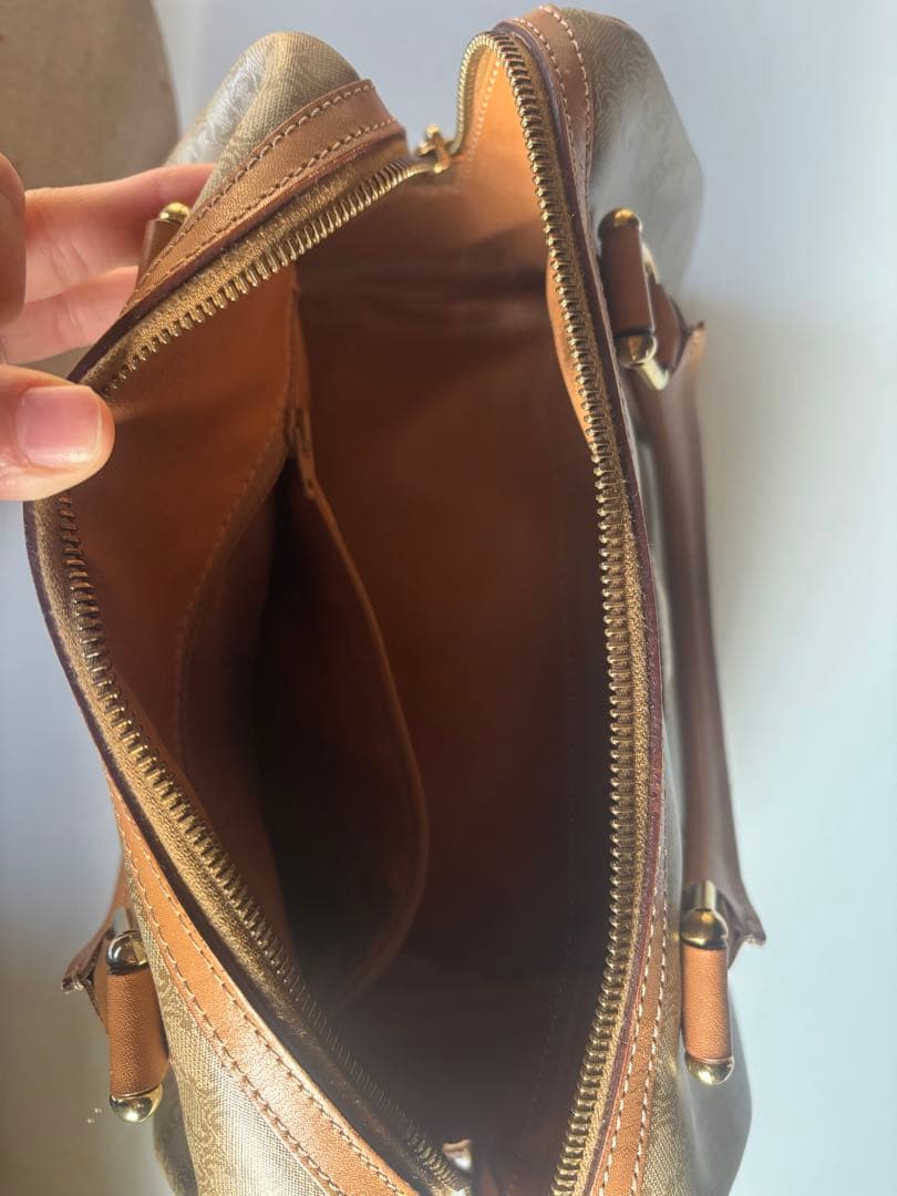 CELINE トリオンフ マカダム柄 ハンドバッグ