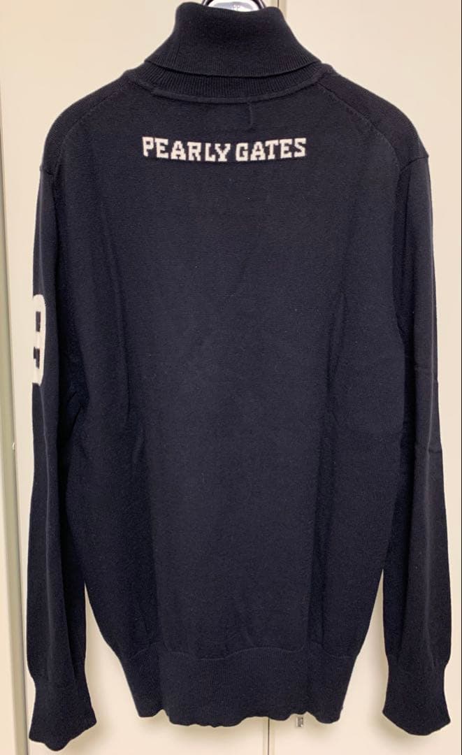 PEARLY GATES ネイビー タートルネック セーター サイズ4