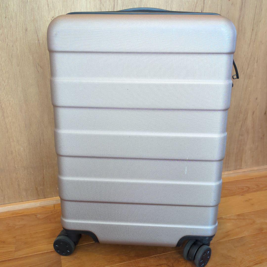 無印良品 バーを自由に調節できるハードキャリーケース36L ベージュ