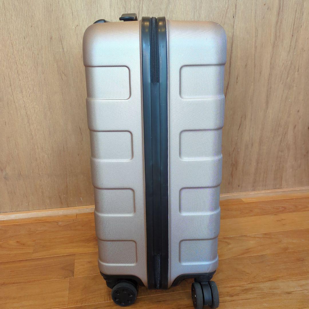 無印良品 バーを自由に調節できるハードキャリーケース36L ベージュ