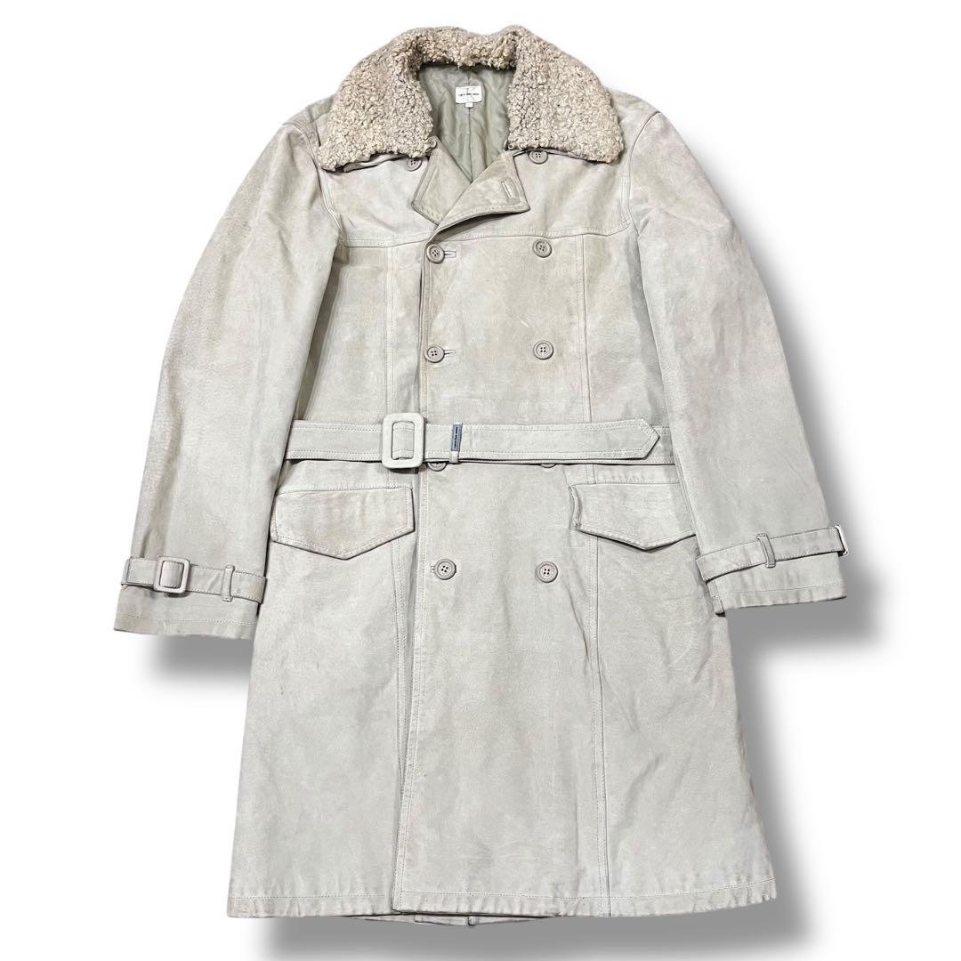 【90s】  Jeans スエードレザートレンチコート M