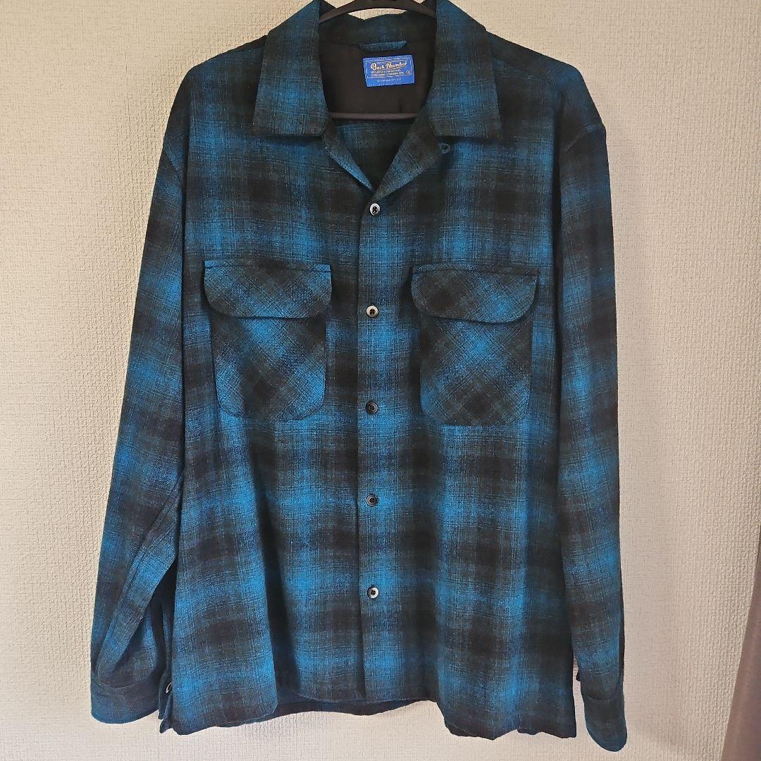 FJ 監修Back Number XL オンブレボードシャツ