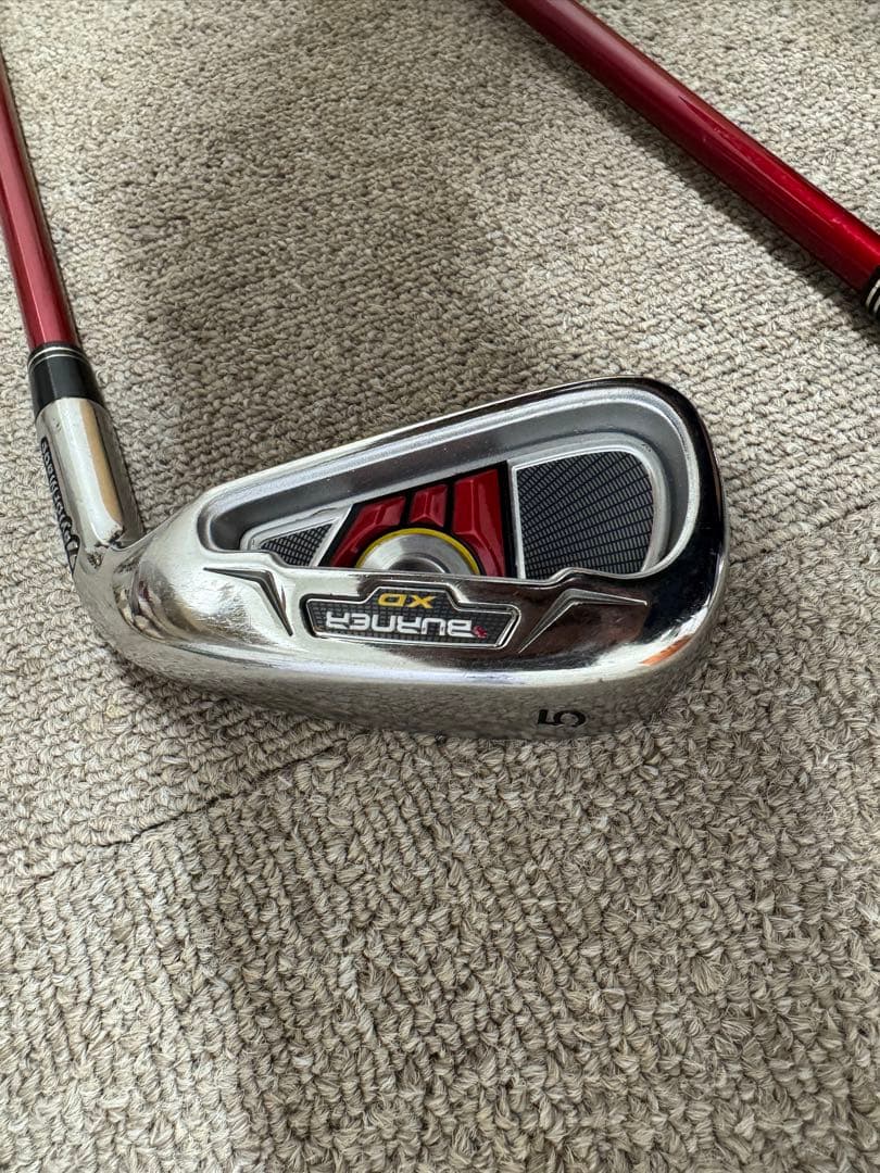 バーナーSD　カーボンシャフト　フレックスS アイアン8本セットS-5番