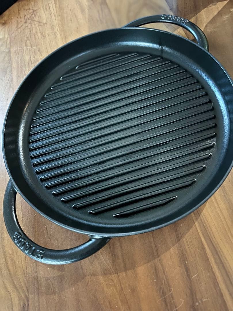 STAUB ピュアグリル　ラウンド　30 ブラック