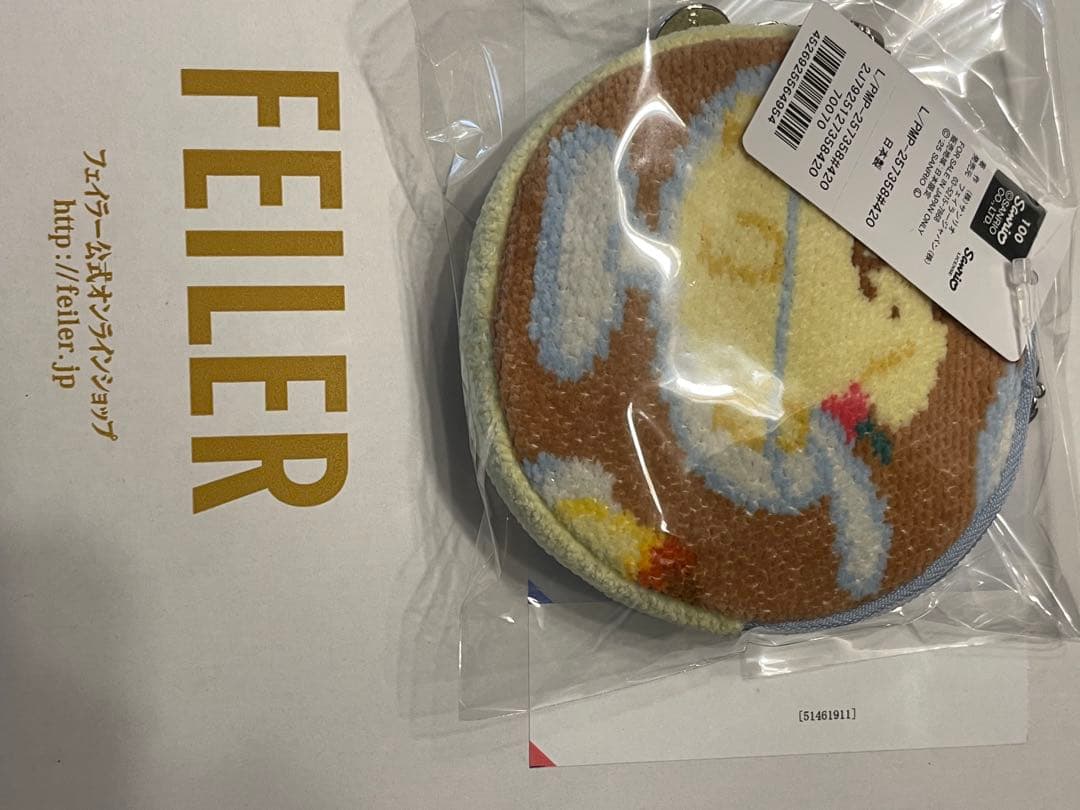 フェイラー　ポムポムプリン　ポーチ　新品　サークルポーチ　サンリオ