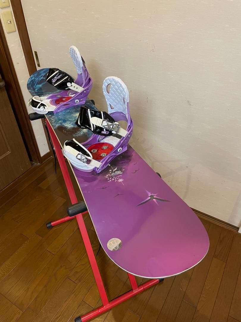 バートン レディス スノーボード141 BIN(M)付 ボードケース３点セット