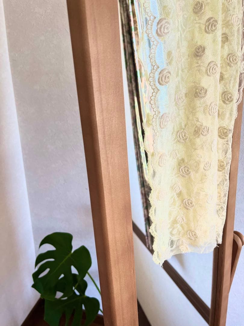 【日本製】キャスター付ミラー