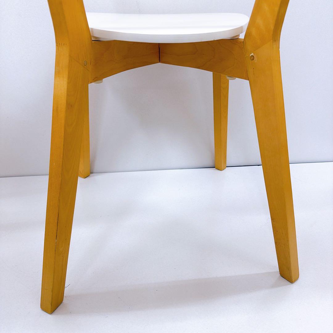 IKEA ノールドミーラ チェア 2脚セット ホワイト/バーチ