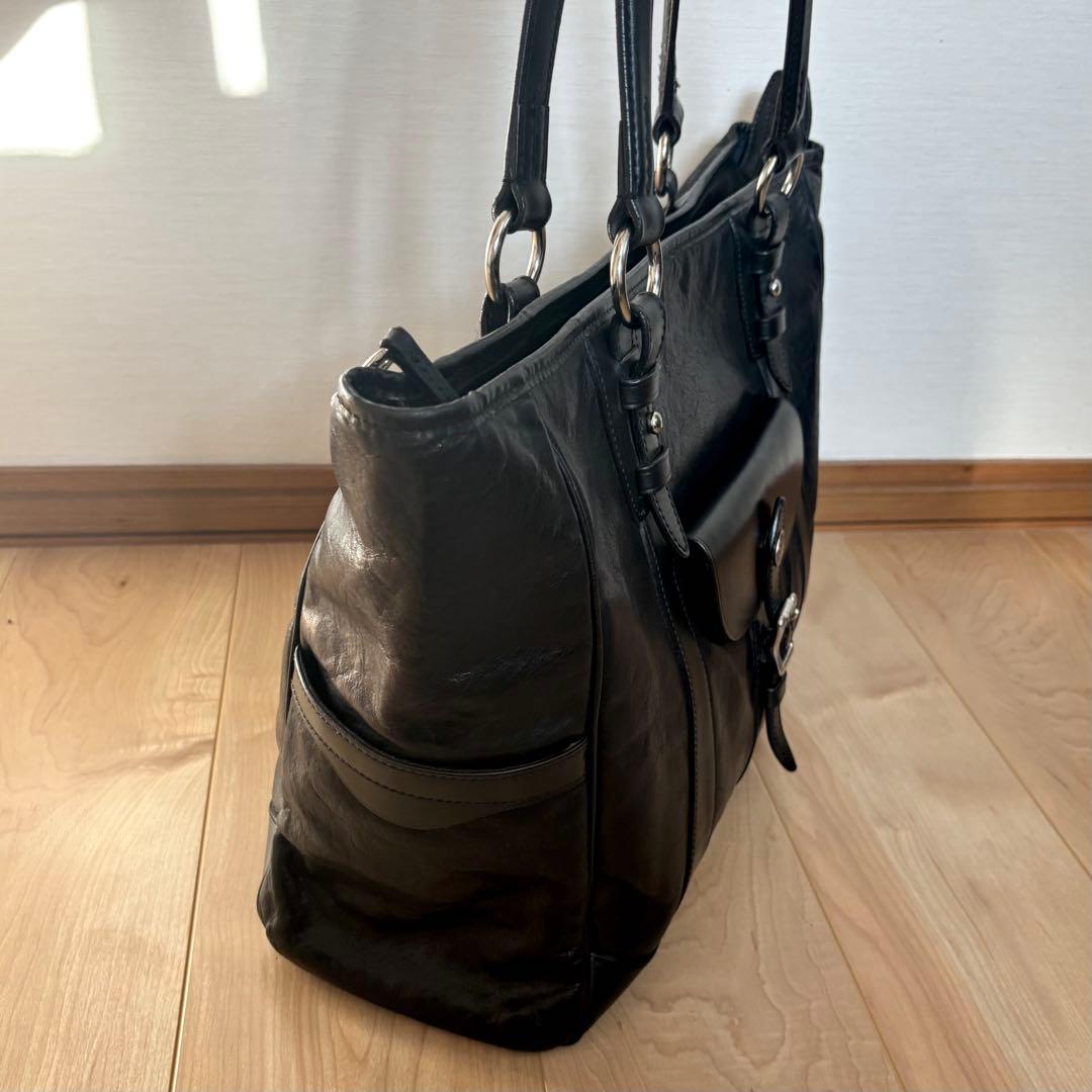 【美品】SOMES SADDLE ソメスサドル トートバッグ 本革 ブラック 黒