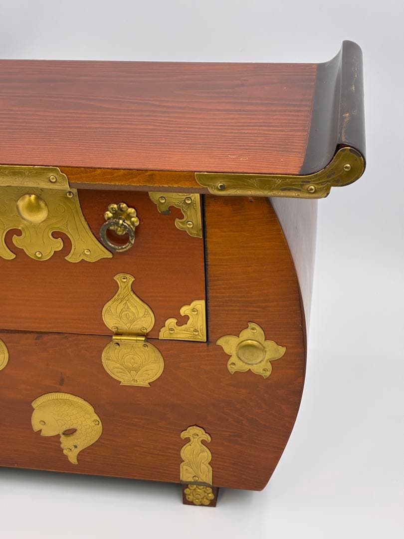 李朝家具　小箪笥　民芸　バンダジ　時代箪笥　アンティーク　韓国　収納