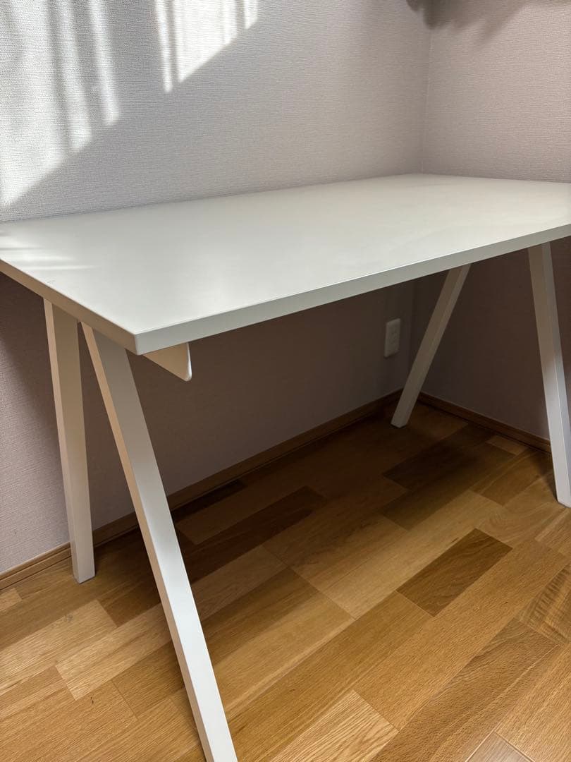 IKEA トロッテン デスク, グレー／ホワイト120x70cm