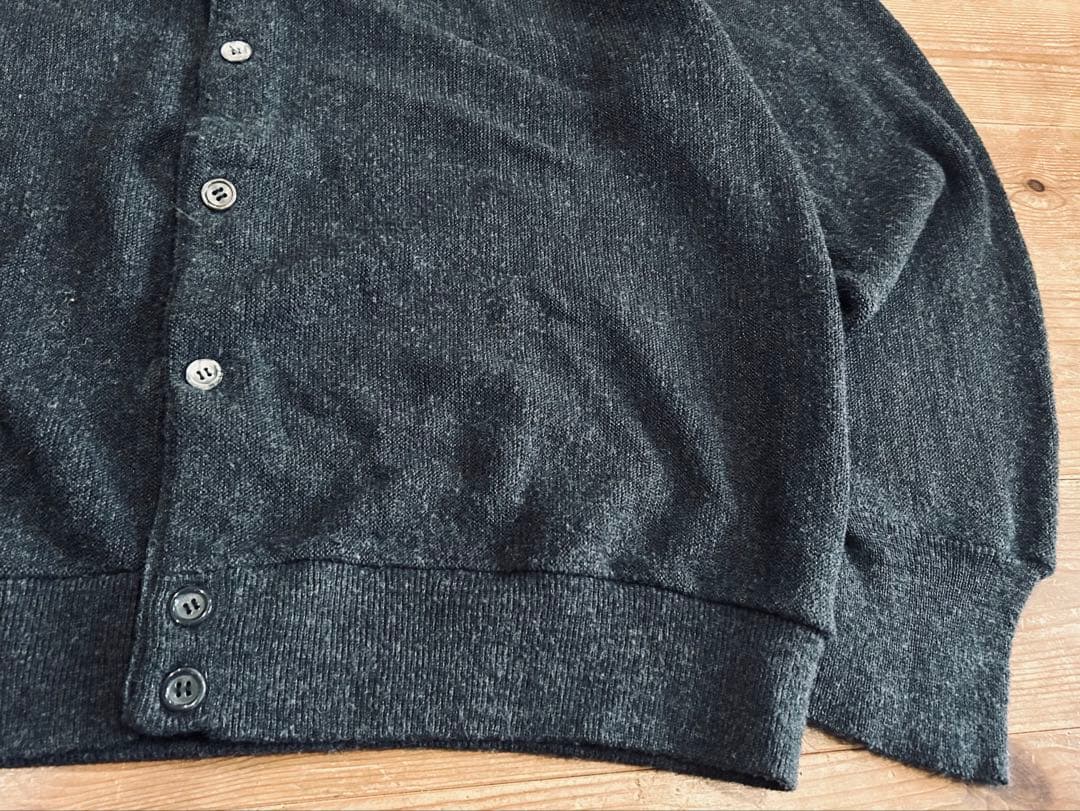 カーディガン 古着 70s IZOD LACOSTE ラコステ L 美品 USA