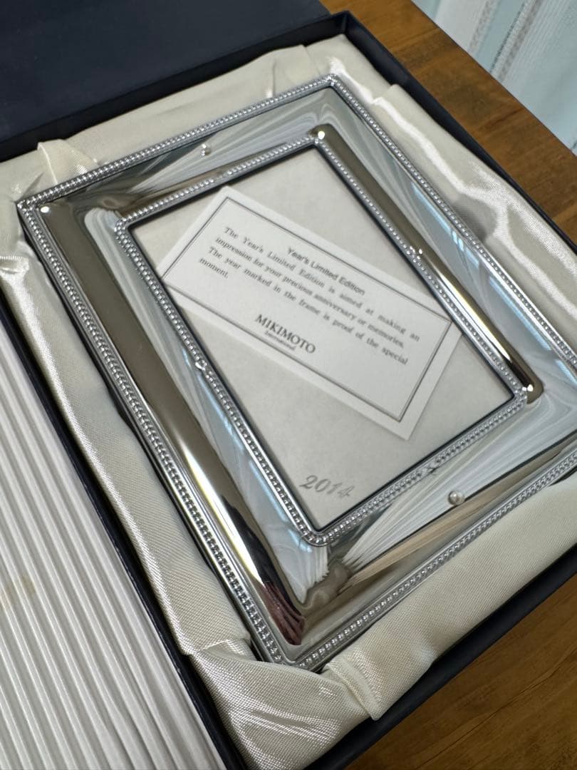 MIKIMOTO シルバーフォトフレーム 2014 Anniversary