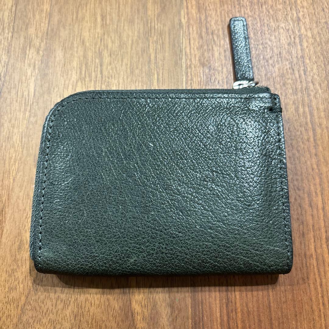 土屋鞄　ハンディ　Lファスナー ウォレット　コンパクト財布 グリーン