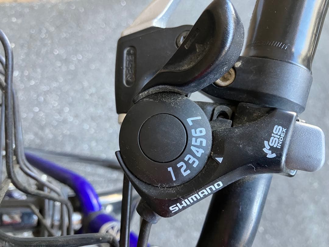 【直接引き取りのみ】ブリヂストン　シュライン青26インチ 自転車