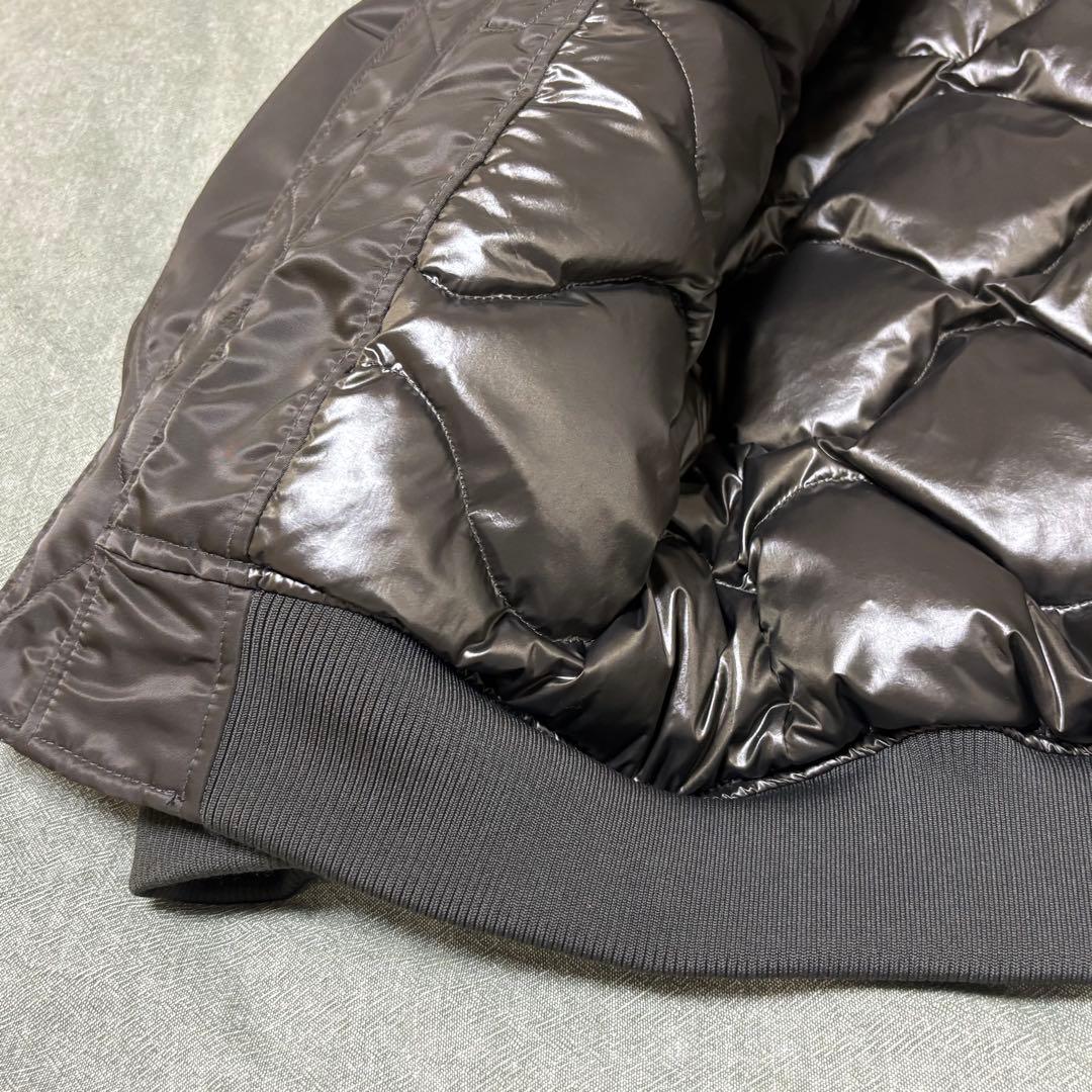 UNIQLO +J MA-1 フライトジャケット ダウン ダークグレー S 美品