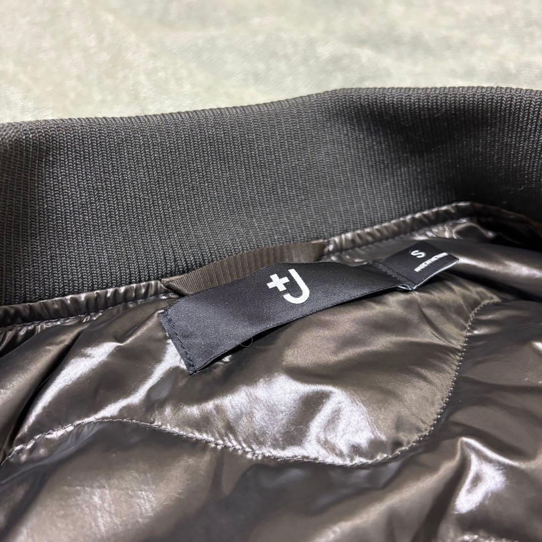 UNIQLO +J MA-1 フライトジャケット ダウン ダークグレー S 美品