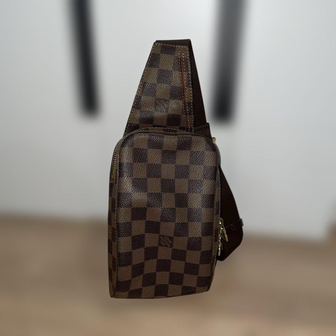 美品 ルイヴィトン ボディバッグ ダミエ 中期型 ジェロニモス