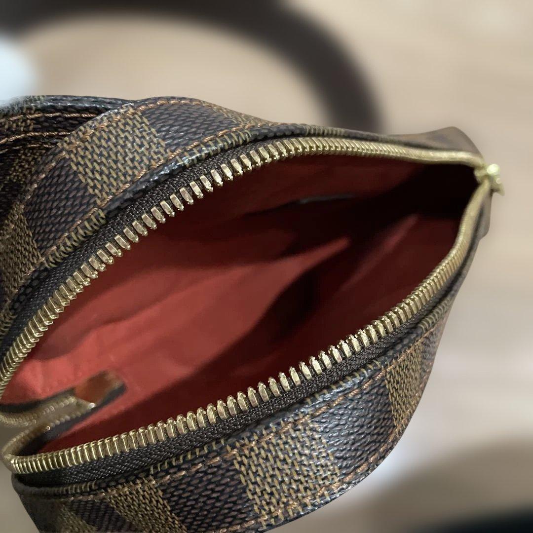 美品 ルイヴィトン ボディバッグ ダミエ 中期型 ジェロニモス