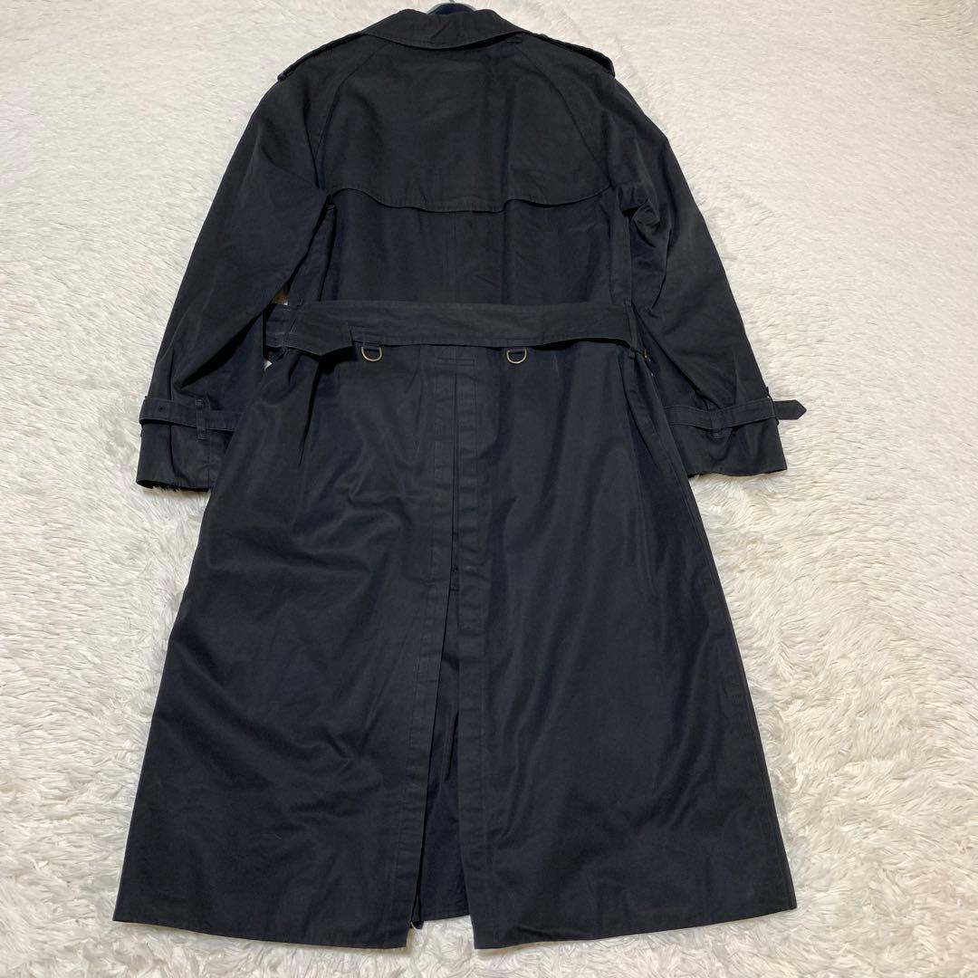 美品　バーバリーロンドン　トレンチコート　マキシ丈　カシミヤ混ライナー　ベルト