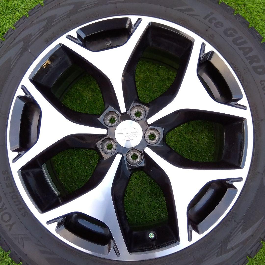 フォレスター SJG純正スタッドレスタイヤ 225/55R18 7J(4)