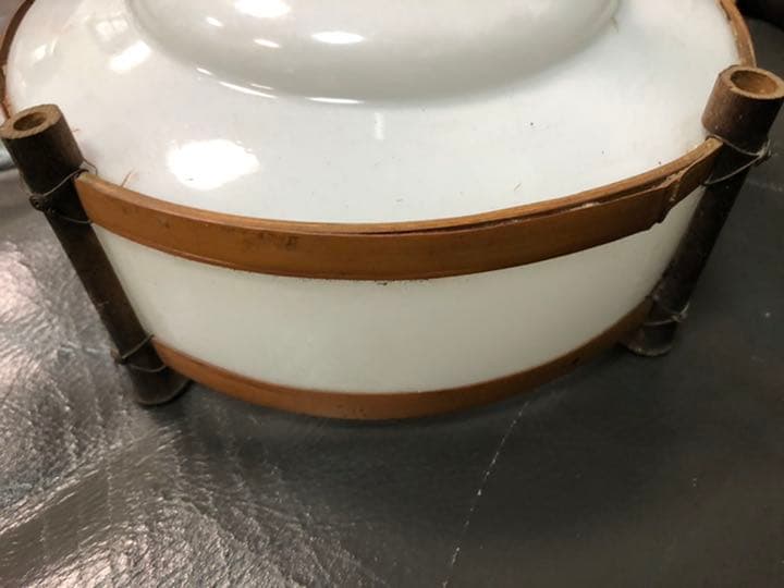 メ2819 大正浪漫が漂う電笠 照明　ハンドメイド