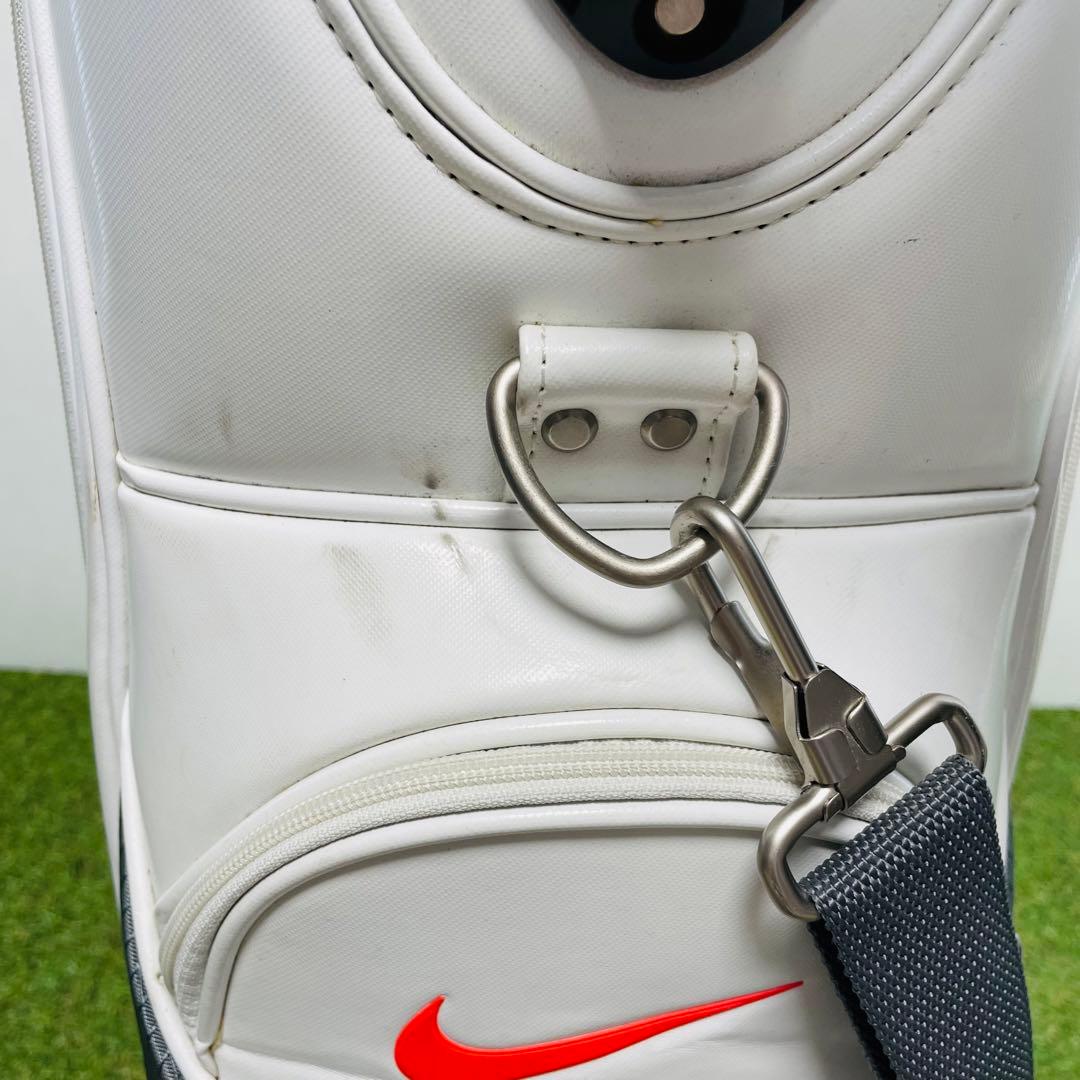 Nike ゴルフキャディバッグ ホワイト/ブラック/レッド