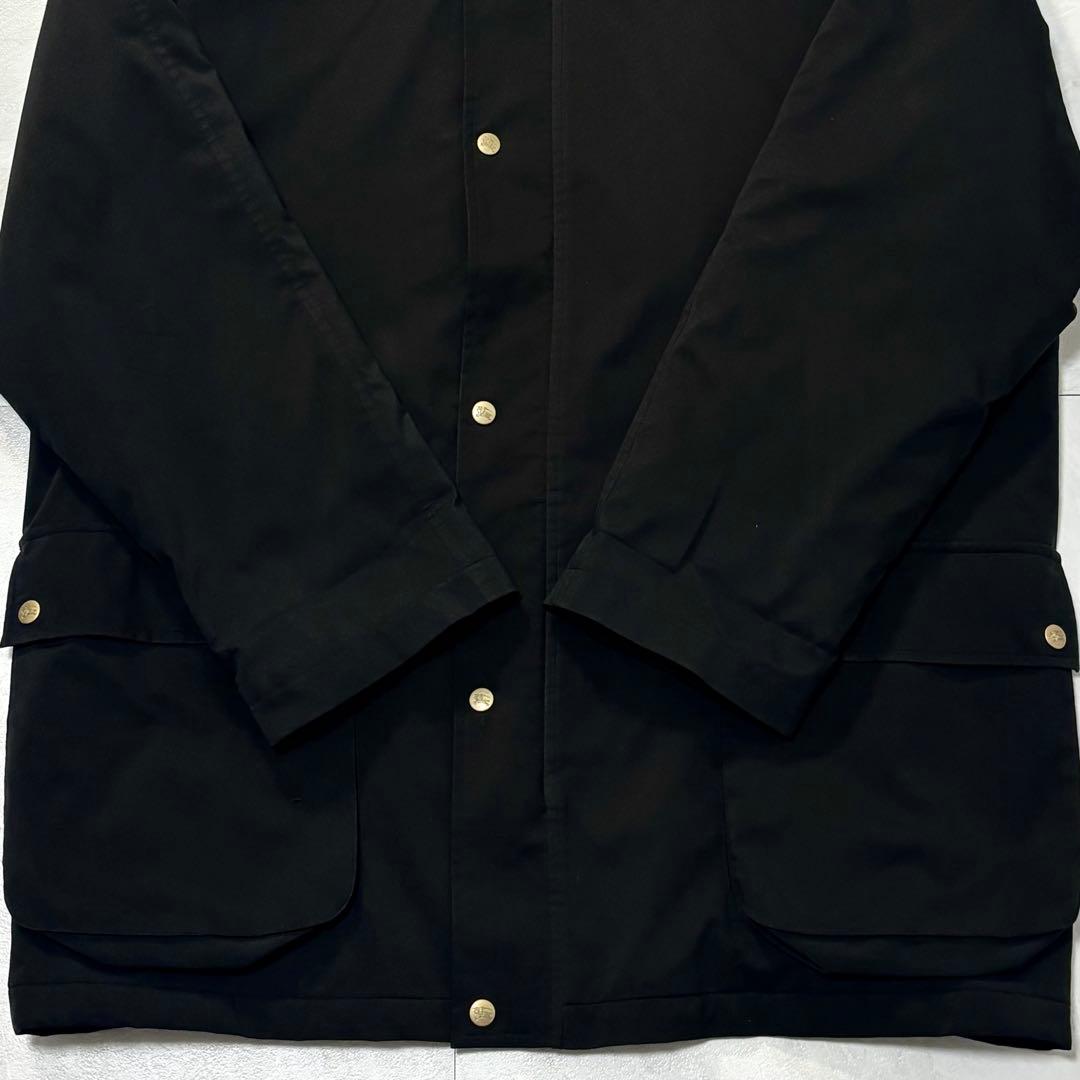 バーバリーロンドン ステンカラーコート フード取り外し可能 USA製 Lサイズ