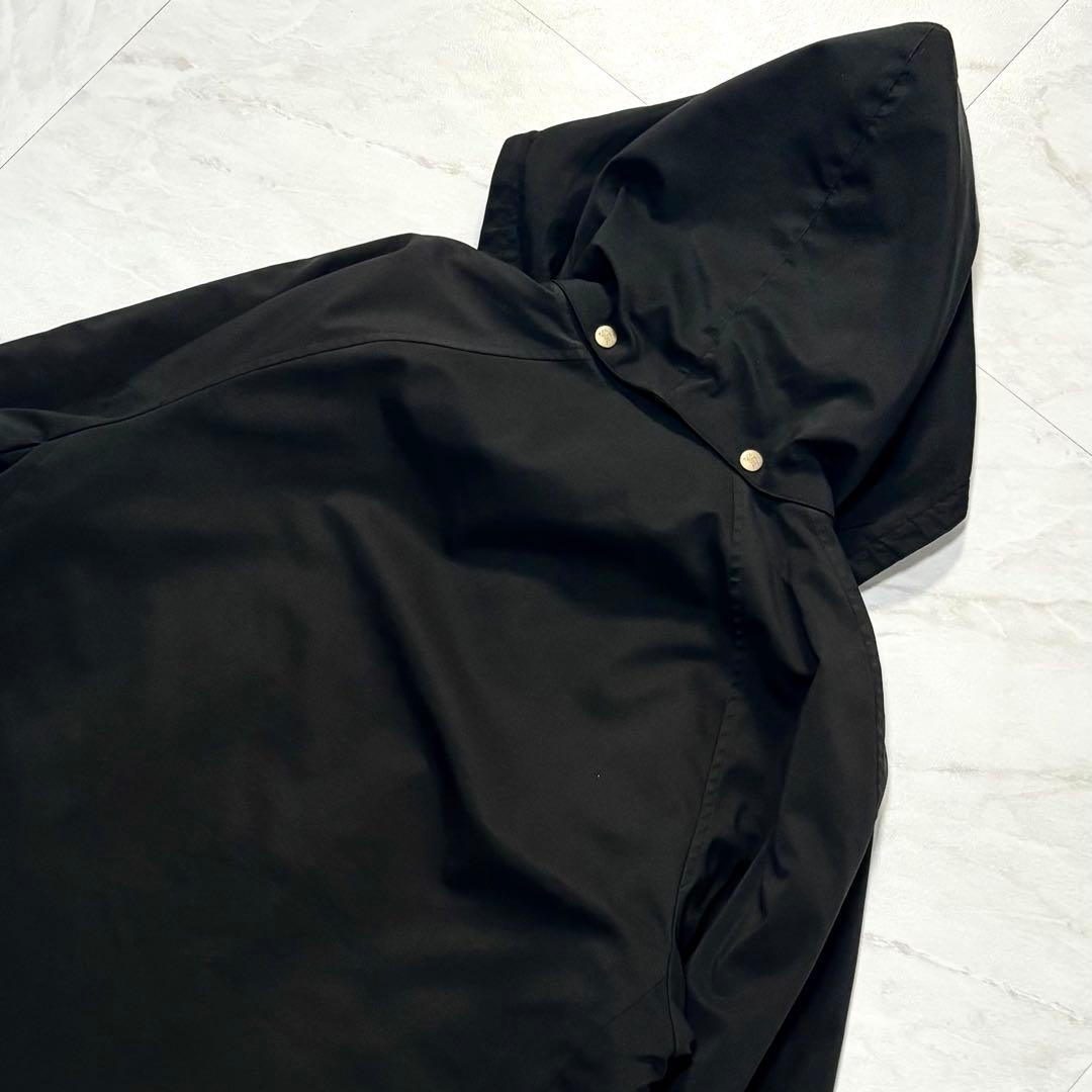 バーバリーロンドン ステンカラーコート フード取り外し可能 USA製 Lサイズ