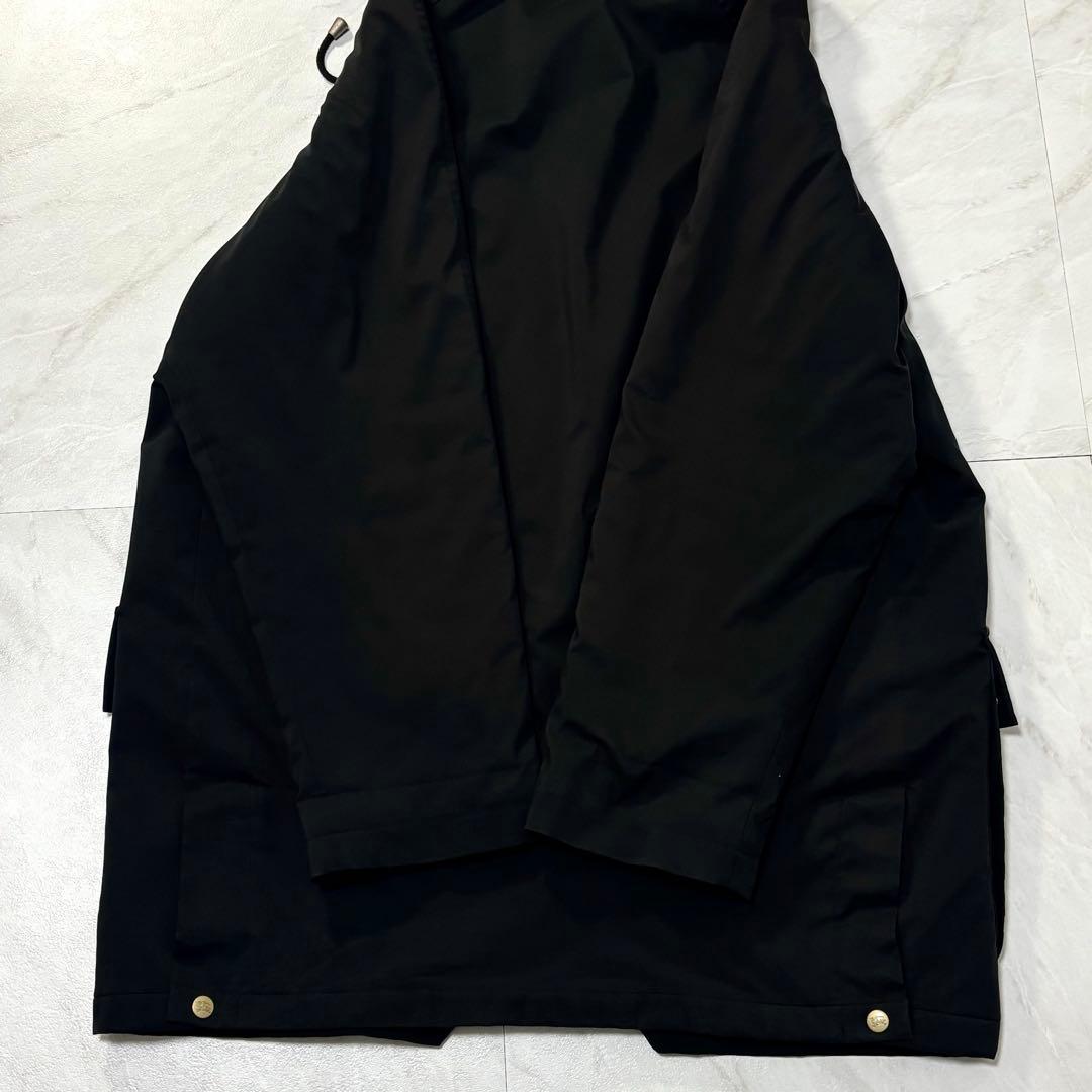 バーバリーロンドン ステンカラーコート フード取り外し可能 USA製 Lサイズ
