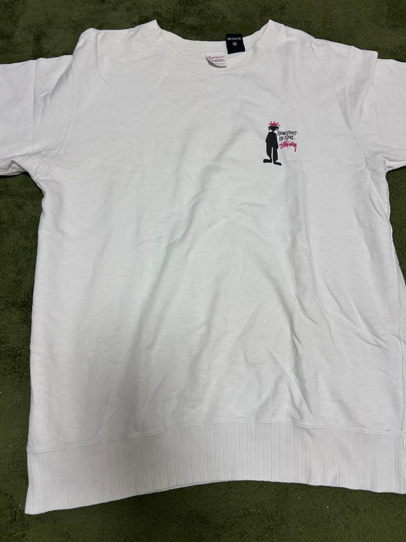 oldstussy Champion コラボTシャツ