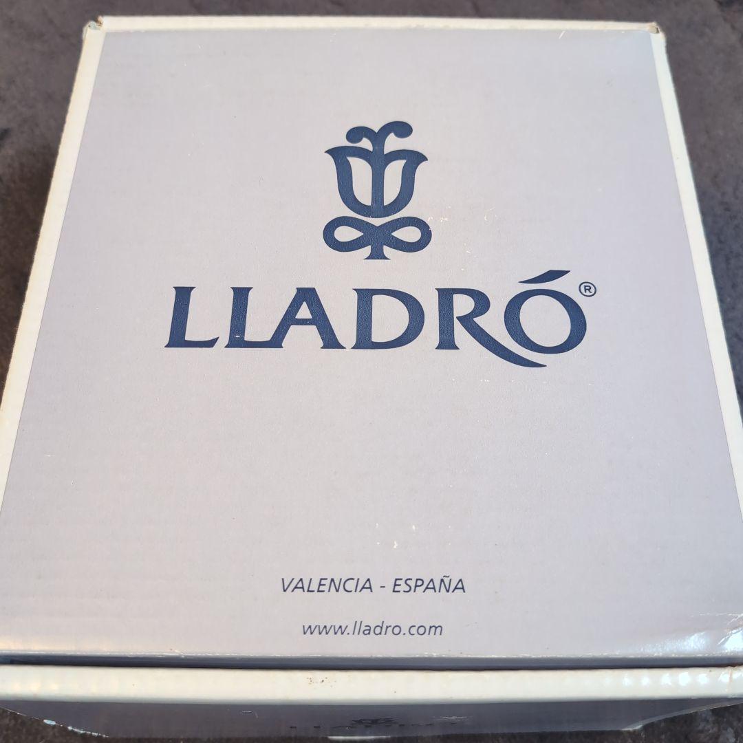♥LLADRO【君が好き】♥横型LLADROガラスケース背面鏡付き