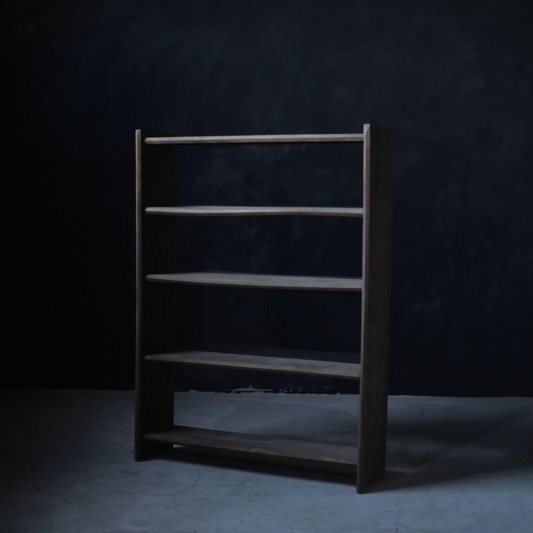 収納棚　棚　本棚　ショーケース　ラック　古家具　古道具　アンティーク　昭和レトロ