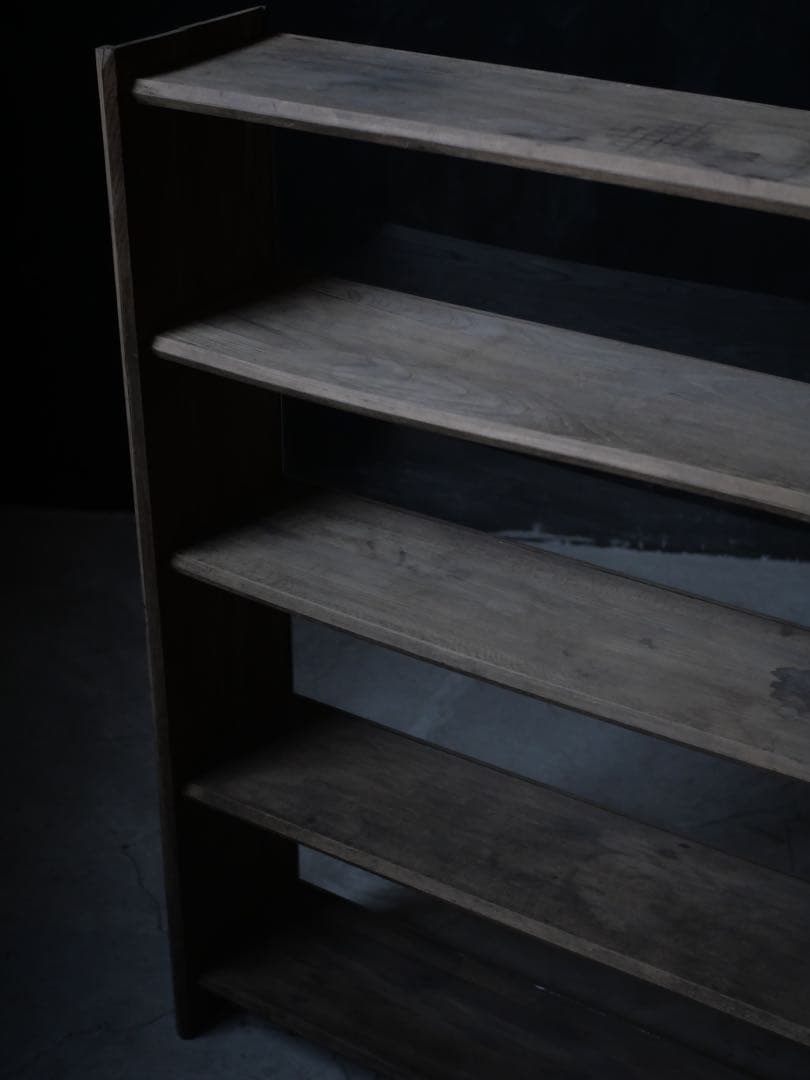 収納棚　棚　本棚　ショーケース　ラック　古家具　古道具　アンティーク　昭和レトロ