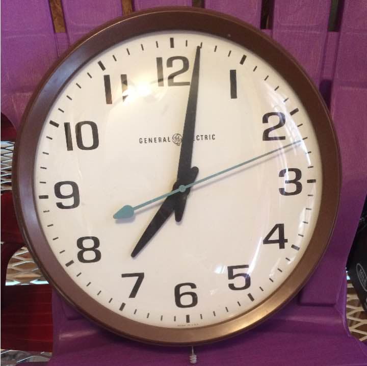 GE 壁掛けスクールクロック　レア