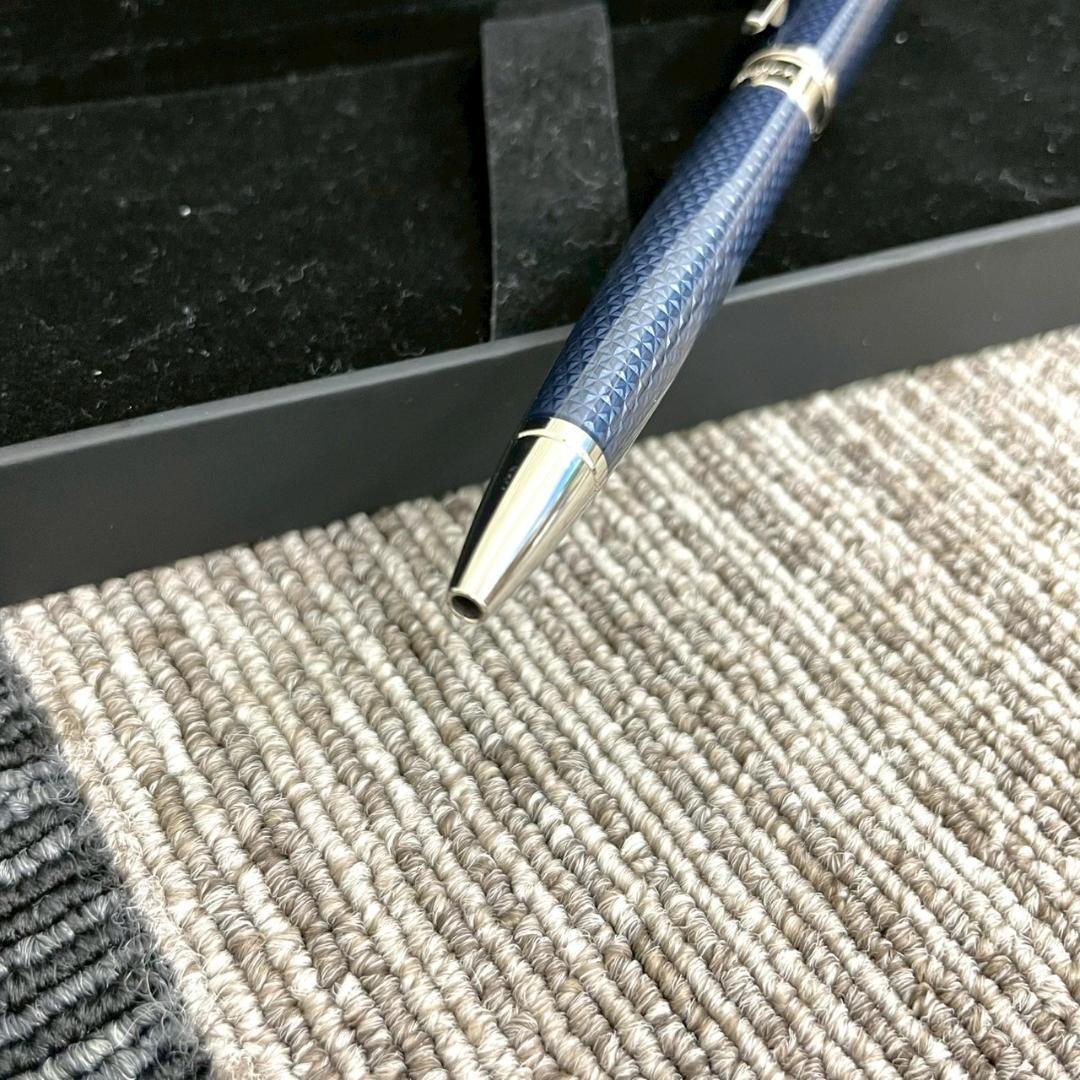 超美品　デュポン　415104M　ラインD　ボールペン　ミディアム　ブルー