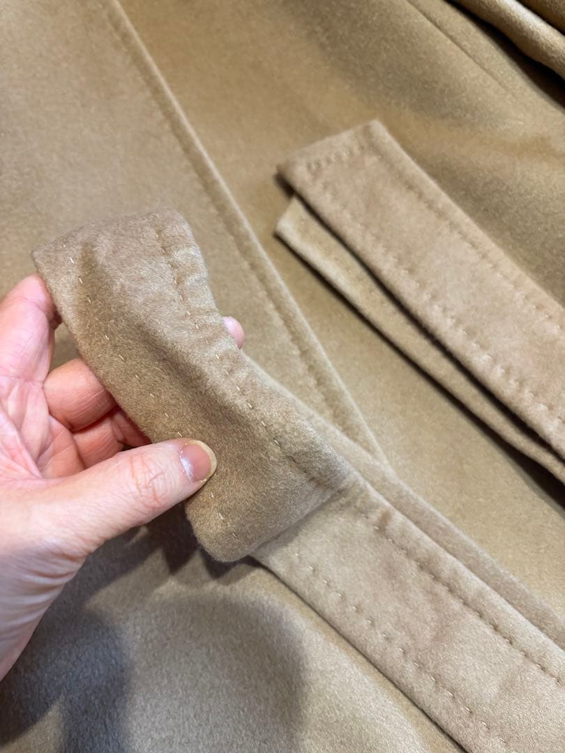 新品未使用♡イネド♡キャメル カシミヤ100%コート